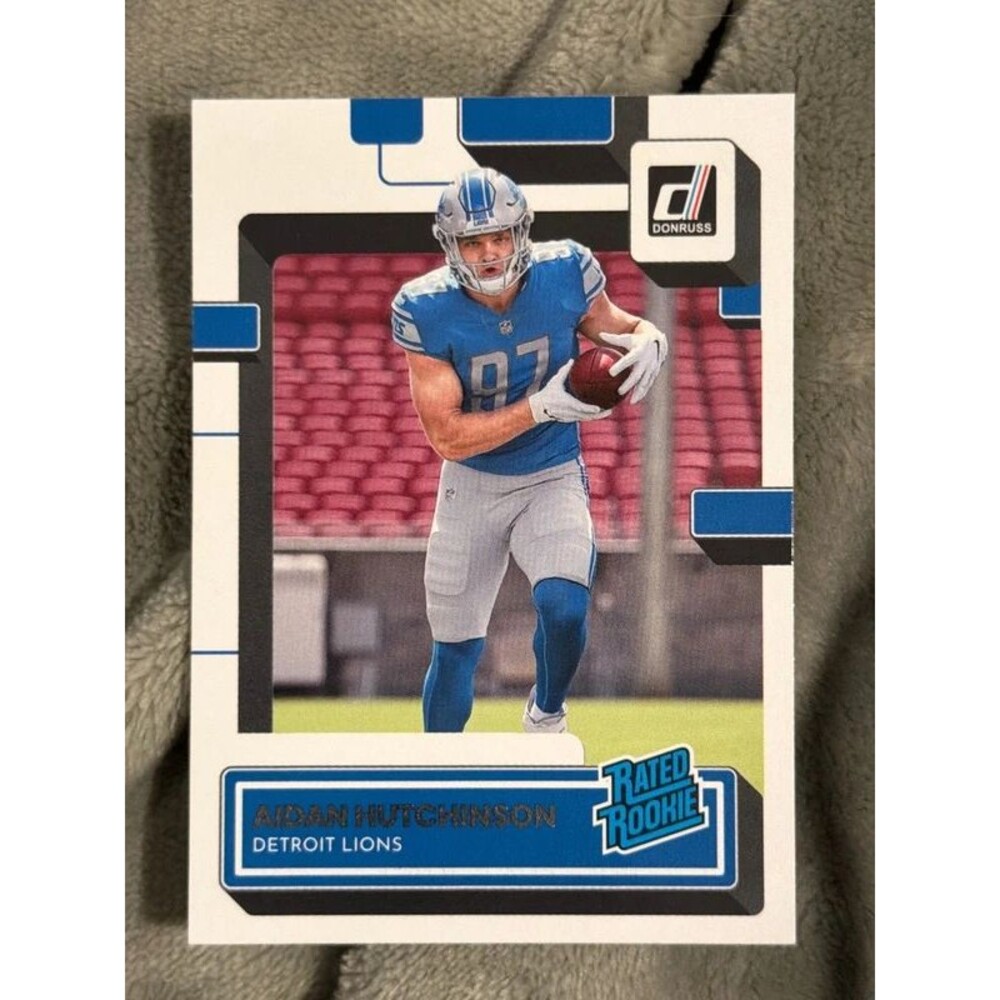 2022 Panini Donruss Aidan Hutchinson Rated Rookie Card (#313)